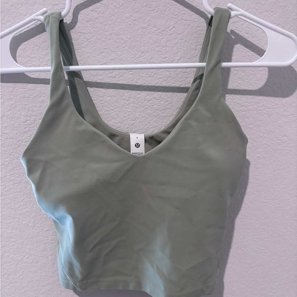 Sage Green Crop Top
